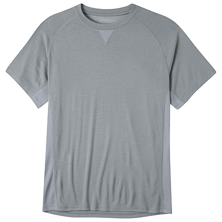 Mountain Khakis Rendezvous Micro Short Sleeve Crew - Men's-Smoke-Small