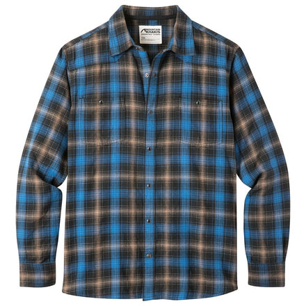 Mountain Khakis Saloon Flannel Shirt - Mens, Black Plaid, Medium, 5756366100