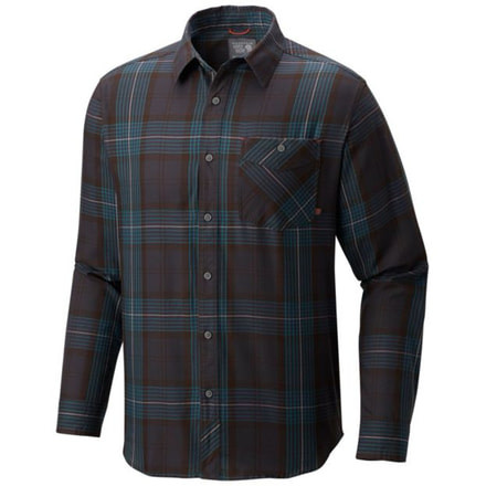Mountain Hardwear Franklin M LS Shirt-Shark, Shark, XL, 1617431011-XL