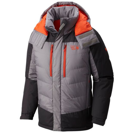 Mountain Hardwear Glacier Guide Dwn M Pka-Manta Grey, Sha, Manta Grey, Shark, M, 1616581073-M