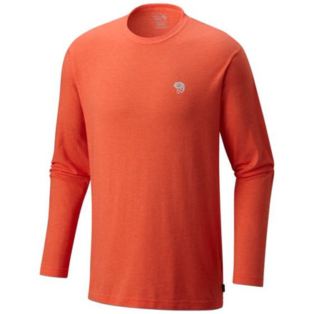 Mountain Hardwear MHW Logo M LS T-Heather State O, Heather State Orange, XXL, 1641341843-XXL