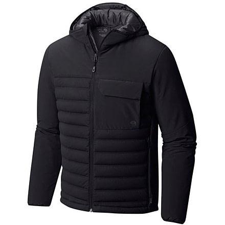 Mountain Hardwear StretchDown HD Hooded W -Black, Black, M, 1732281010-M