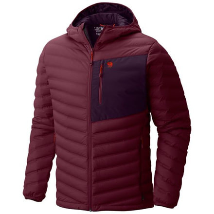 Mountain Hardwear StretchDown Hooded M Jkt-Cote du Rhone, Cote du Rhone, L, 1756281647-L