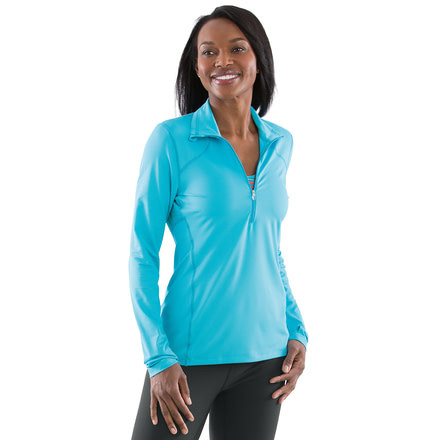 Moving Comfort Dash 1/2 Zip - Women's-Topaz-Medium