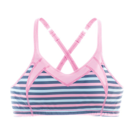 Moving Comfort Urban X-Over A/B Bra - Women's-Lotus Stripe-Small