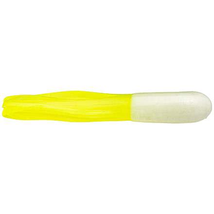 Mr. Crappie Tube Soft Bait, Refrigerator White, 2in, MRCT2-186