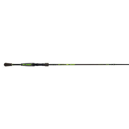Mr. Crappie Wally Marshall Pro Target Casting Rod, 6ft 6in 1-PC IM-8 Graphite Rod, Medium-Light, Fast, Stainless Steel Guides, Winn Dri-Tac Foregrip, Black/Green, WMPT66ML