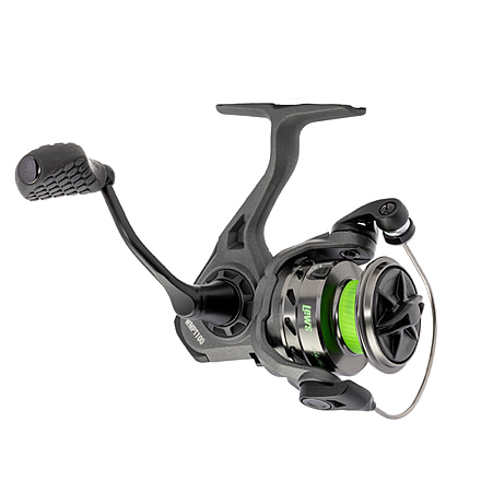 Mr. Crappie Wally Marshall Pro Target Spinning Reel, 100 SZ Reel, 10+1 Bearings, 5.2-1 Ratio, Tanso Tech Frame, Carbon Fiber Drag, Interchangeable Retrieve, Black/Green, WMPT100