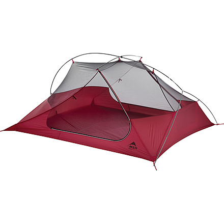 MSR FreeLite 3 Ultralight Backpacking Tent, Red, 10327