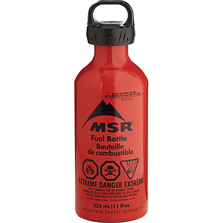 MSR CRP Cap Fuel Bottle, Red, 11 oz, 11830
