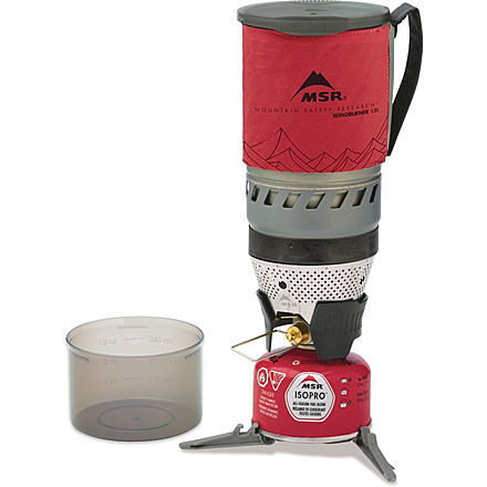 MSR WindBurner 1.0L Stove System, Red, 1.0 LTR, 14047