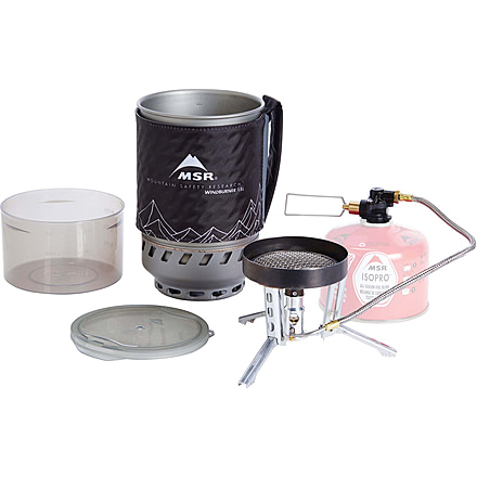 MSR WindBurner Duo Backpacking Stove System, Black, 10366