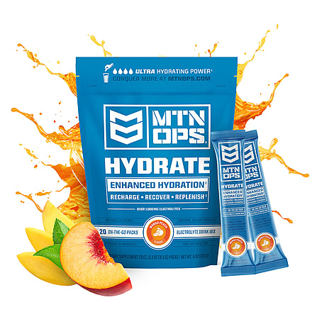 MTN OPS Hydrate Mango Peach Drink Mix, 1.000MG, 1134320320