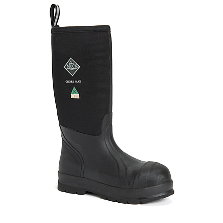 Muck Boots Chore Max Tall CSA Spandura Comp Toe Boots - Mens, Black, 7, MAX-CMPF-BLK-070
