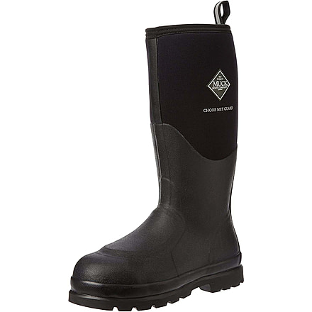 Muck Boots Chore Tall Metatarsal Guard Steel Toe Boots - Men's, Black, 12, CHS-META-BLK-120