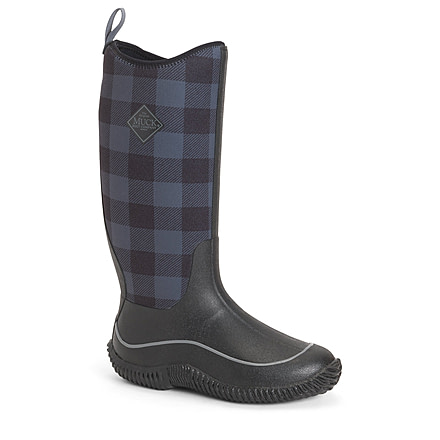 Muck Boots Hale Multi-Season Boot - Womens, Black / Gray Plaid, 7, HAW-1PLD-BLK-070