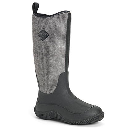 Muck Boots Hale Multi-Season Boot - Women's, Black w/ Fuzzy Herringbone, 8, HAW-1HB-BLK-080