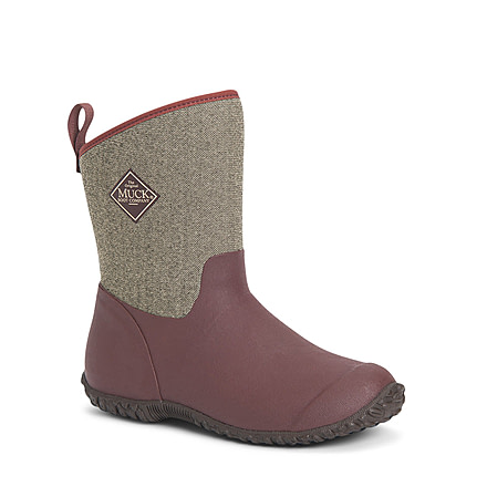 Muck Boots Muckster II Mid Boot - Women's, 8 US, Medium, Rum Raisin w/ Herringbone, WM2-9TW-BRN-080