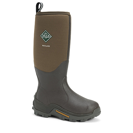 Muck Boots Wetland Field Boot - Mens, Tan/Bark, 11, WET-998K-TN-110