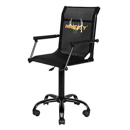 Muddy Rolling Swivel Chair, Black, MUD-RSC