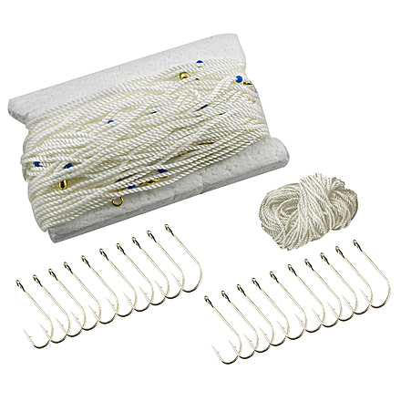 Mudville Catmaster Floating Trotline-100 Ft-Whi, MDTL-WHI-100