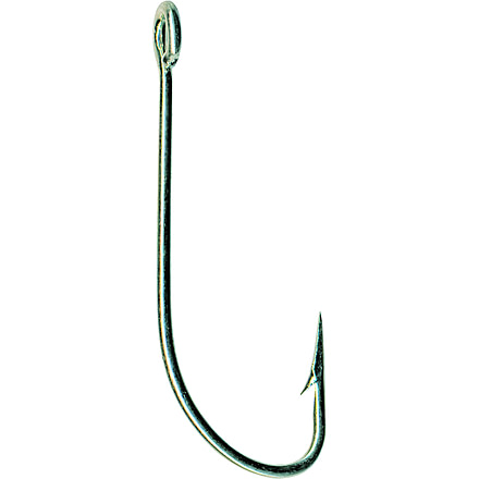 Mustad Atlantic Limerick Hook, Ringed Eye, Duratin, Size 1/0, 100 per Pack, 31010-DT-1/0-100