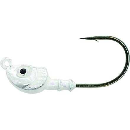Mustad Elite Inshore Darter Jighead, 1/4 oz Pearl, 4/Pack, SSD786-1/4-PEA-4