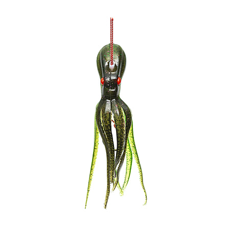 Mustad Ink Vader Octopus Jig, Mini, Chartruse Body Devil 2Pk, MIKVRB-MINI-ACD-2