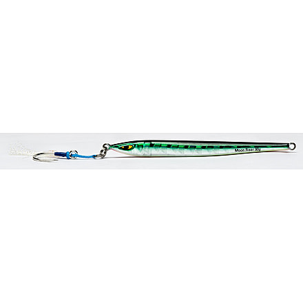 Mustad Moon Riser Jig, Green Mackerel, 90g, MJIG03-GMK-90-1