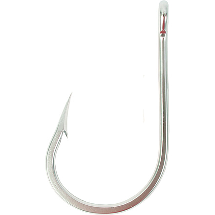 Mustad Southern and Tuna Hook, Forged, Knife Edge Point, Ringed Eye, Salt Water, Stainless Steel, Size 7/0, 2 per Pack, 7691S-SS-7/0-2