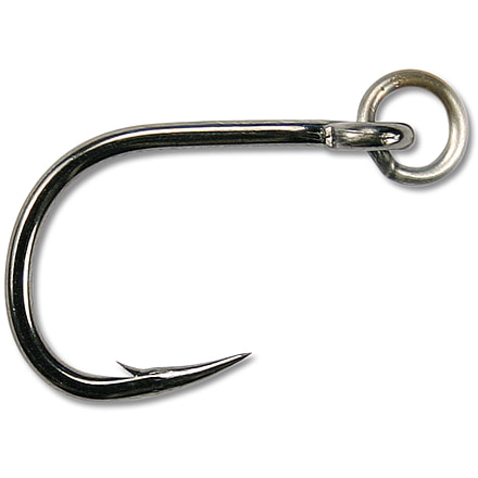 Mustad UltraPoint Hoodlum Live Bait Hook, Opti Angle Needle Point, Ringed Eye, Heavy Wire, Black Nickel, Size 2/0, 5 per Pack, R10827BLN-2/0-5U