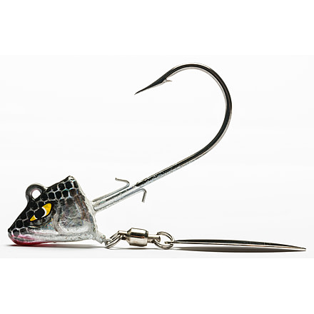 Mustad Underspin Shad, Black Shad, 3/8oz, USJ786-38-SB-1