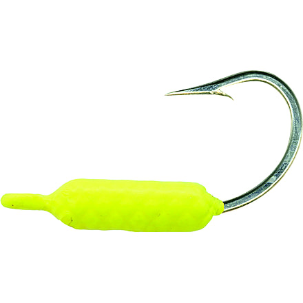 Mustad Yellowtail Jig Head, 1/16 oz, Sz 2 Hook Chartreuse, 10/Pack, YT766-1/16-CH-10
