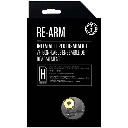 Mustang Survival Re-Arm Kit H, 17G Auto and Manual, MA4031-0-0-101