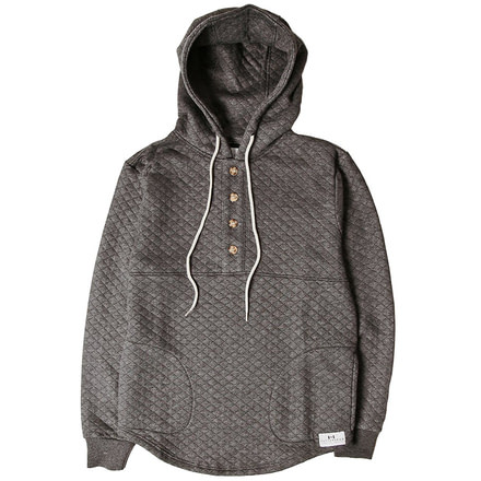 Muttonhead Quilted Camping Hoodie, Charcoal, Extra Small, 3005-Charcoal-XS