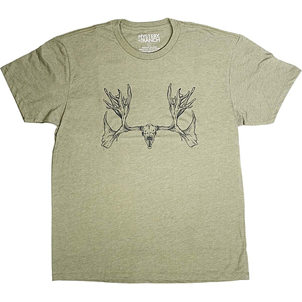 Mystery Ranch Cervalces Scotti Tee - Mens, Military Heather, Large, 113106-336-40