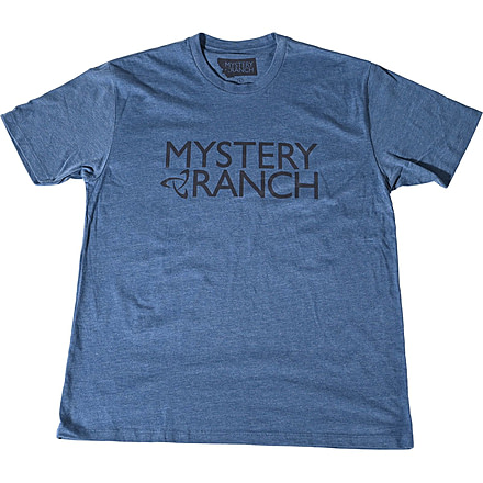 Mystery Ranch Logo T-Shirt - Mens, Sailor Blue Heather, Large, 112592-442-L