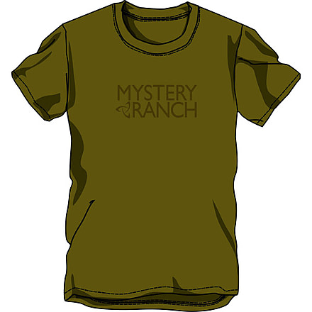 Mystery Ranch Logo Tee - Mens, Olive, Small, 88-00-000036