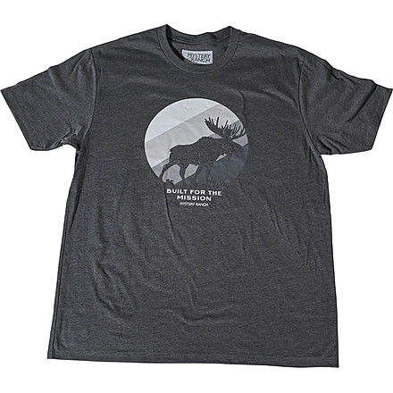 Mystery Ranch Moose Gradient T-Shirt - Mens, Charcoal Heather, 2XL, 112753-15-XXL