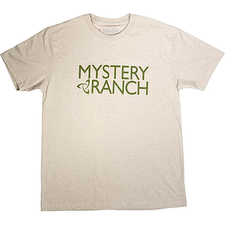 Mystery Ranch MR Logo T-Shirts - Mens, Oatmeal Heather, Large, 112592-252-40