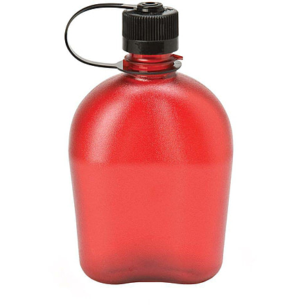 Nalgene Narrow Mouth Oasis Bottle, 32 oz, Red, 32oz, 1777-9912