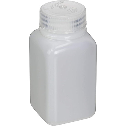 Nalgene Square HDPE Bottle, 2oz, Clear, NAL-562114-0002