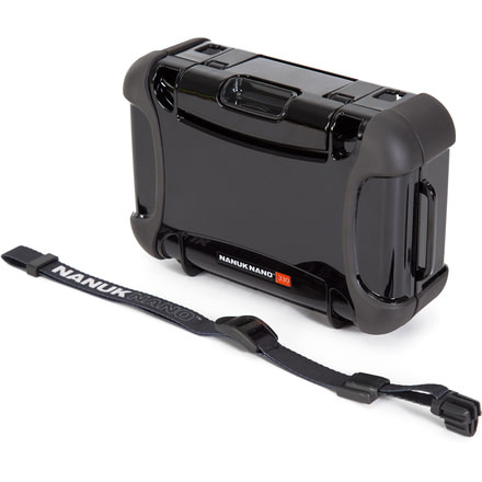 Nanuk 330 Nano Small Protective Case 7.4x5.1x2.6in, Black, 330S-000BK-0A0