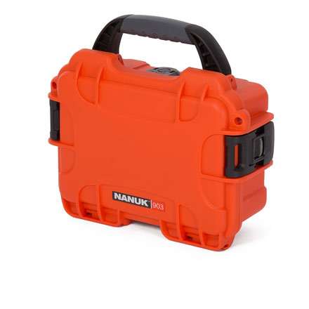 Nanuk 903 Hard Plastic Waterproof Case, Orange, 903S-000OR-0A0