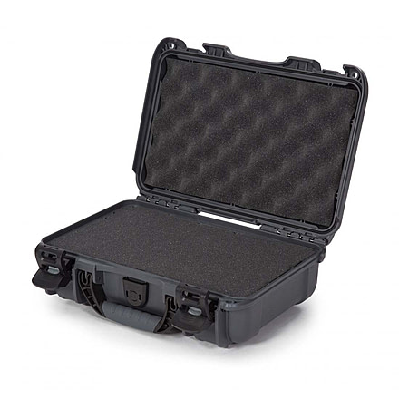 Nanuk 909 Protective Hard Case w/ Foam, 12.6in, Graphite, Small, 909S-010GP-0A0