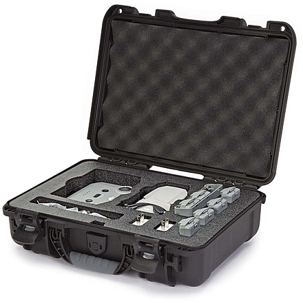 Nanuk 910 Case with Foam Insert for DJI Mini 2 Fly More, Black, 910S-080BK-0A0-20283