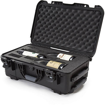 Nanuk 935 Case with Foam Insert for 3 Wine Bottles, Black, 935S-080BK-0A0-20192