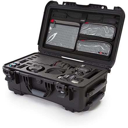 Nanuk 935 Case with Lid Organizer for 2 Bodies DSLR, Black, 935S-070BK-0A0-20060