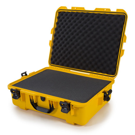 Nanuk 945 Protective Case w/ Cubed Foam, Yellow, Large, 945S-010YL-0A0