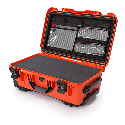 Nanuk Case 935 w/lid org./foam, Orange, Large, 935S-050OR-0A0